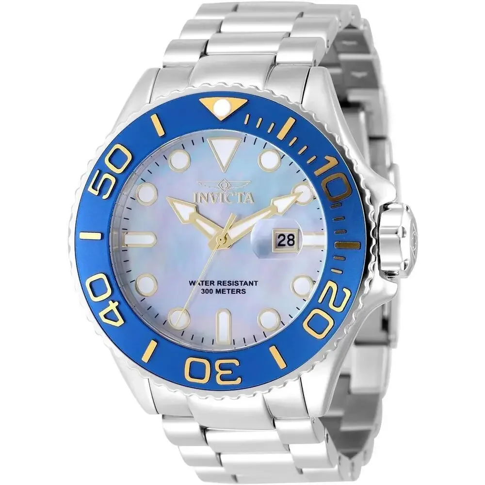 NWT Invicta 49157 Grand Diver | Quartz | Platinum | Men's Watch